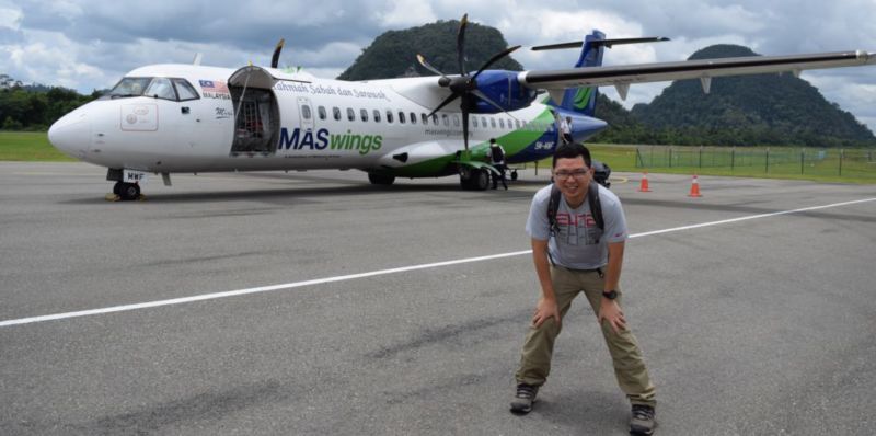 ATR-72 Turboprop in Mulu @2015