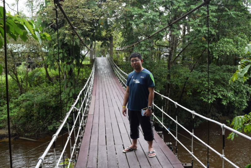 Bridge leading to Mulu National Park @2015