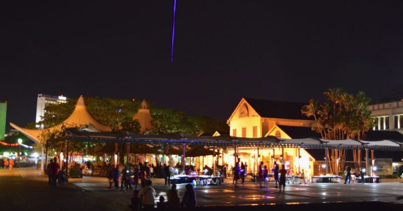 Open space beside Square Tower (Kuching, Sarawak, Malaysia) @2015