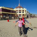 Santa Cruz Boardwalk area, California
