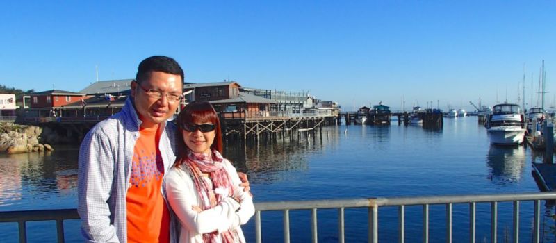 Fisherman's Wharf view from carpark