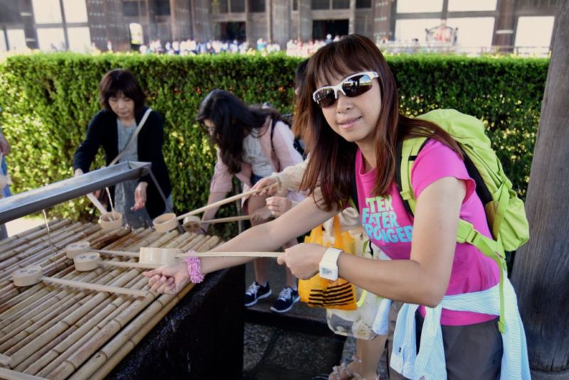 Purification fountain at Todaiji @2015 (Free & Easy Osaka)