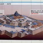 Layout of Osaka Castle from 1583-1615