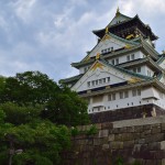 Osaka Castle Main Tower (viewed from north of castle)