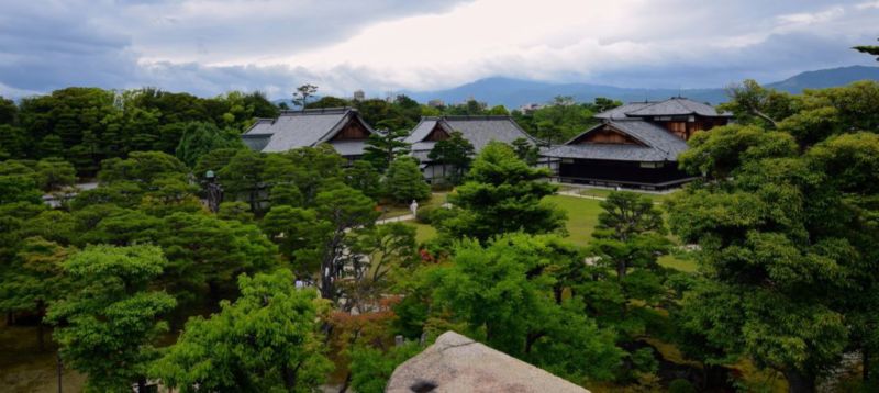 Former castle keep overlooking Honmaru Palace, Nijo Castle @2015 Former castle keep overlooking Honmaru Palace, Nijo Castle @2015