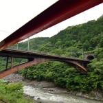 Hozugawa river, Sagano Scenic Railway , Kyoto