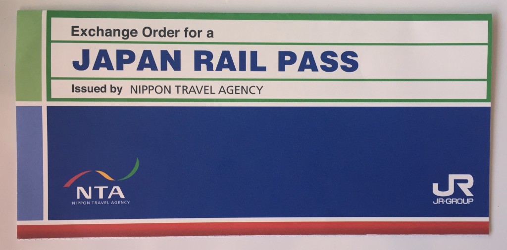 Voucher for JR Pass @2015