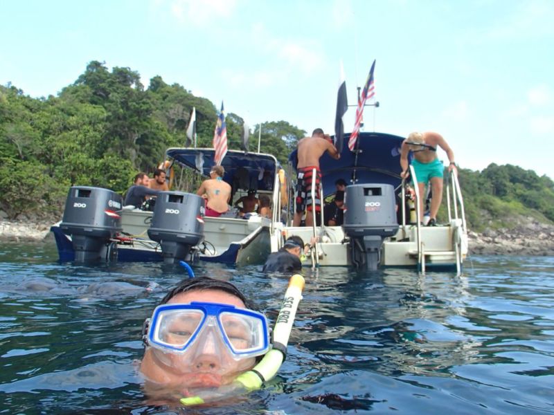 Snorkelling selfie, Tioman