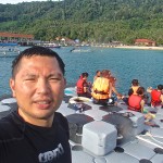 Pontoon off Salang beach, Tioman