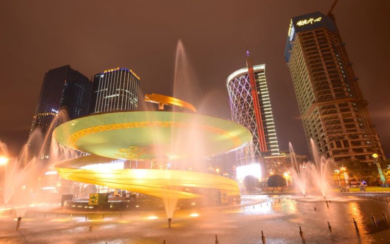 Tianfu Square, Chengdu, Sichuan (China) @2015 (Places to visit in Chengdu)