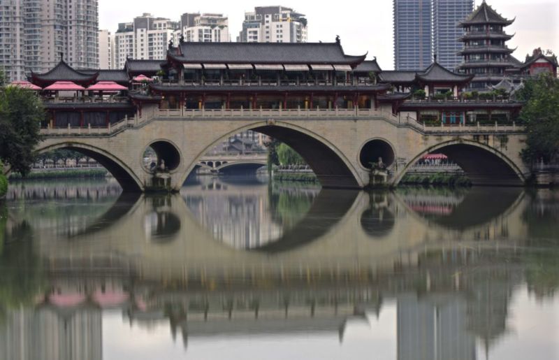 Anshun Bridge, Chengdu, Sichuan, China @2015 (Places to visit in Chengdu)
