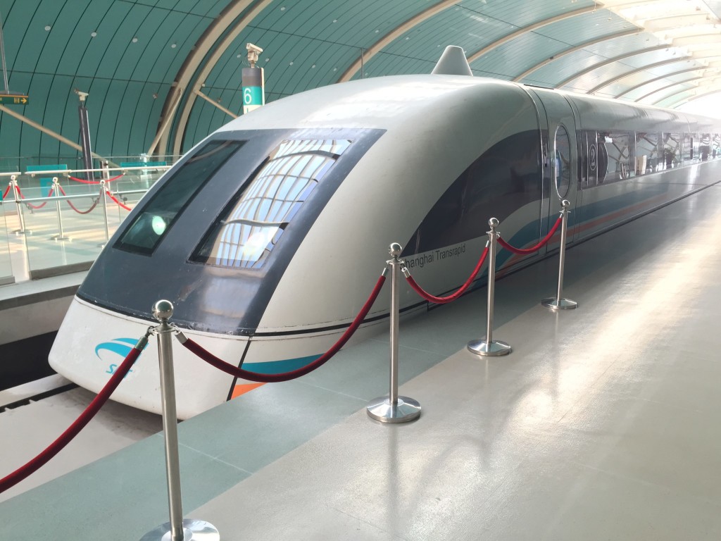 Maglev train, Shanghai @2015