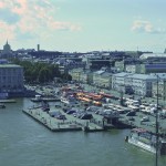 View from Finnair Skywheel, Helsinki, Finland (Explore central Helsinki)