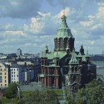 View from Finnair Skywheel, Helsinki, Finland (Explore central Helsinki)