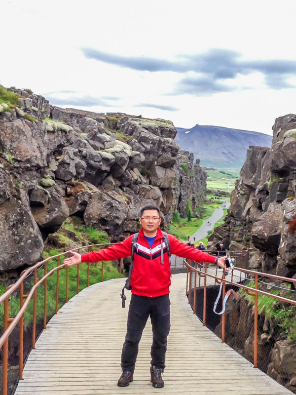 Fault lines at Thingvellir National Park, Iceland (Attractions around Reykjavik)
