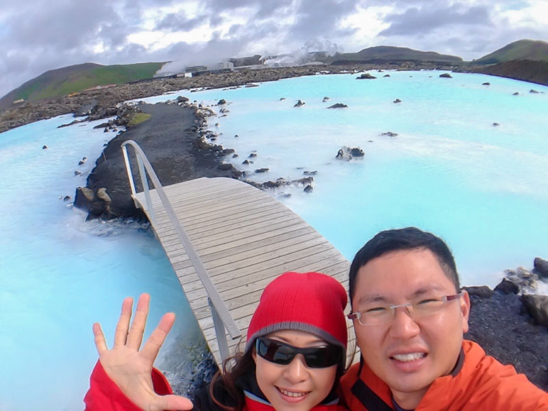 Public area outside Blue Lagoon (unused lagoon), Iceland (Attractions around Reykjavik)