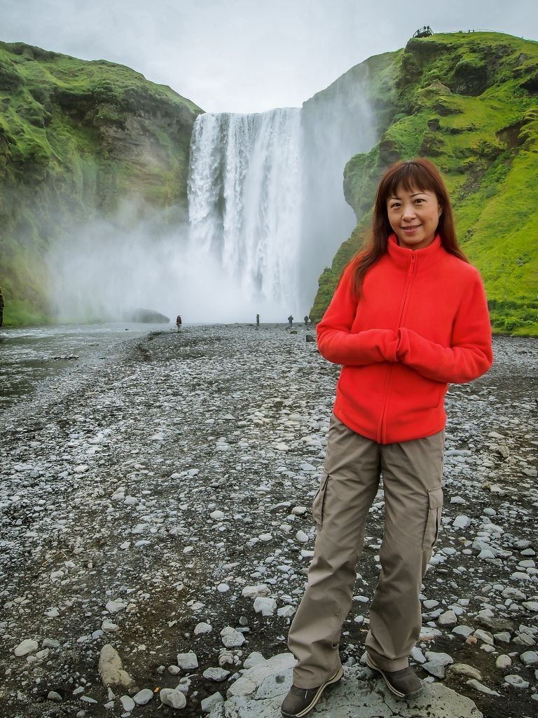 Skógafoss Iceland. (Attractions in South Iceland)