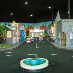 The indoor Junior Driving School