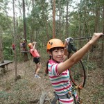 TreeTop Challenge: One of the many wire challenges. Courses are categorized into difficulty levels, allow participant to suit their preference.