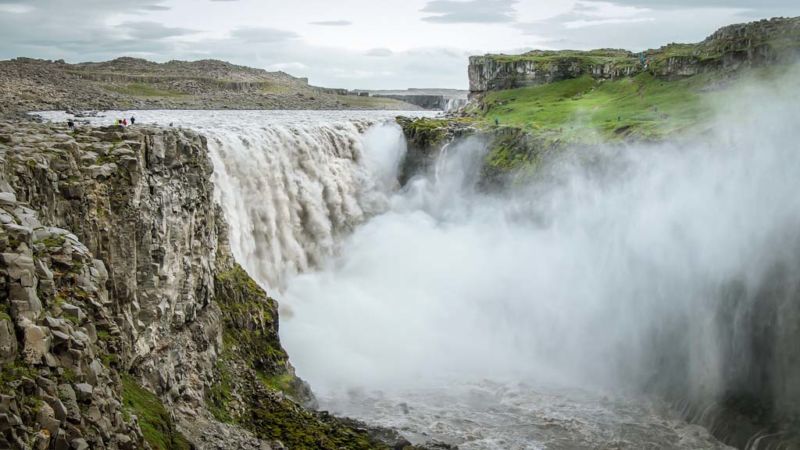 Dettifoss: If approached from the east (via Road#864) (Attractions in Northeast Iceland)