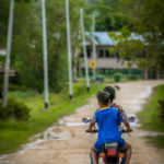 Kids on motorcycle