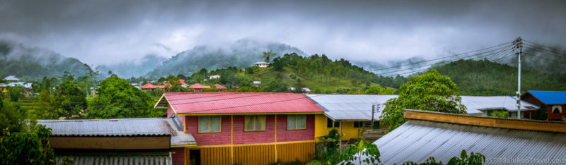 View from The Ngimat Ayu House (Sarawak, Malaysia)