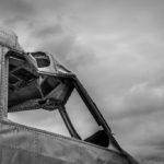 Remains of a plane crash