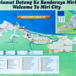 Tourist Map of Miri city (Scuba Diving in Miri, Sarawak)