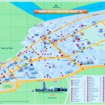 Tourist Map of Miri city (Scuba Diving in Miri, Sarawak)