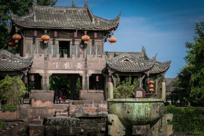 HuangLongXi. One of the Top Ten ancient towns in China. (Chengdu, Sichuan Province, China)