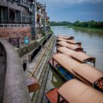 Pier in HuangLongXi Ancient town (Chengdu, China)