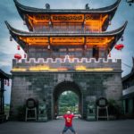 Pier in HuangLongXi Ancient town (Chengdu, China)