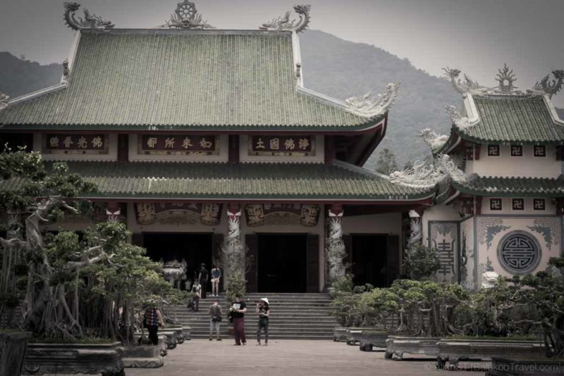 On the temple grounds of Linh Ung Pagoda (Lady Buddha),(Must See Places in Da Nang and Hoi An)