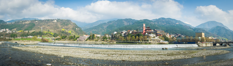 The rebuilt ShuiMoZhen (水磨镇) (Sichuan, China) (Mar-2017)