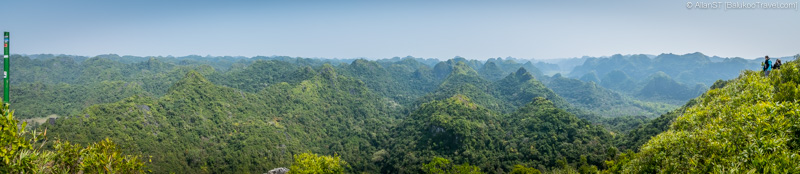 Panoramic View from Ngu Lam Peak , Cat Ba Island National Park (Vietnam) (Cat Ba Island and Ha Long Bay Travel Guide)