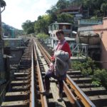 Previous railway track at Pingxi Station, Pingxi Line (Taiwan) @2014