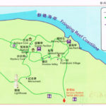 Map of Eluanbi Park (鵝鑾鼻), Kenting National Park (Taiwan)