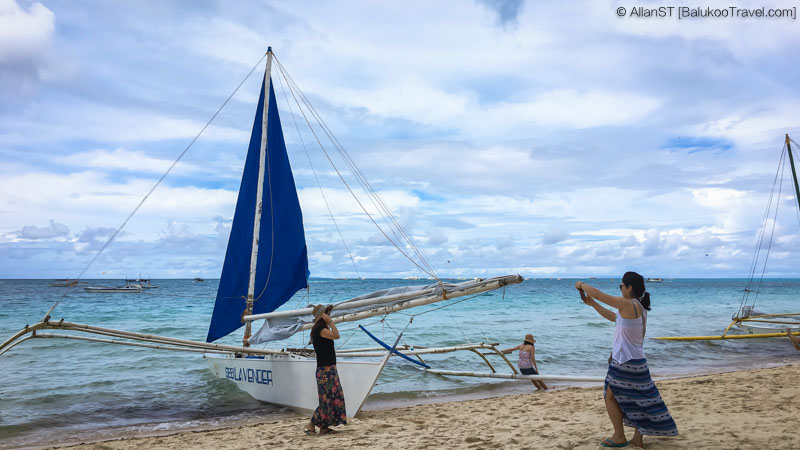 Traditional Filipino Paraw sailboat, Boracay (Philippines) @Sep2017 Traditional Filipino Paraw sailboat, Boracay (Philippines) @Sep2017