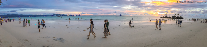 Sunset at Station 1, White Beach, Boracay (Philippines) @Sep2017 Sunset at Station 1, White Beach, Boracay (Philippines) @Sep2017