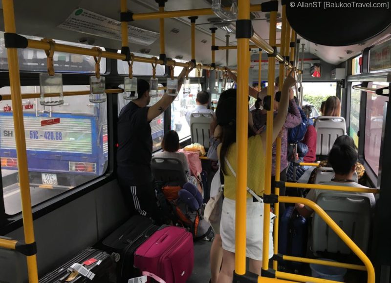 Airport Bus No.109 from Tan Son Nhat International Airport to Ho Chi Minh City centre