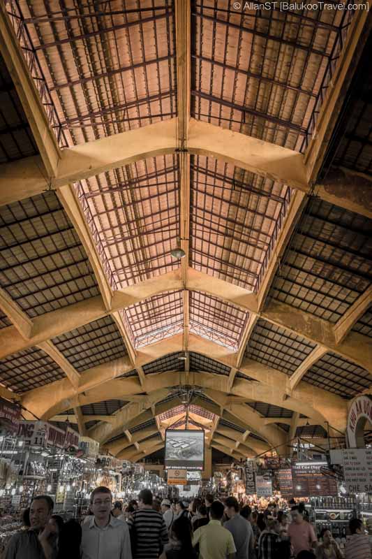 Ben Thanh Market. One of the most prominent icons of Ho Chi Minh City, Vietnam. 