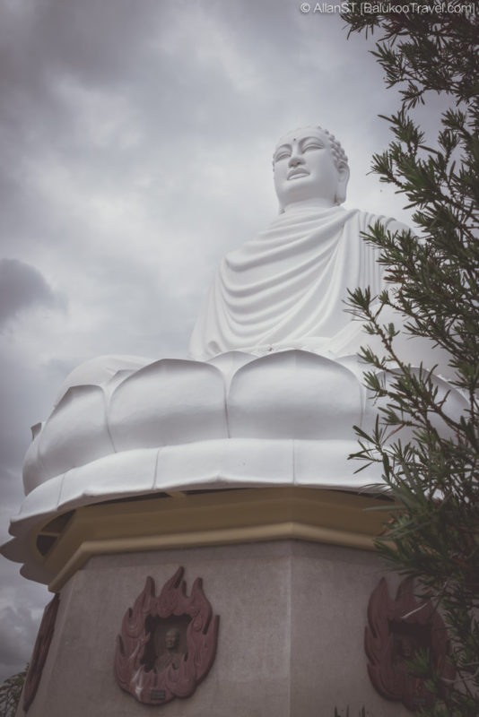 24m high Buddha statue of Long Son Pagoda. Nha Trang, Vietnam.