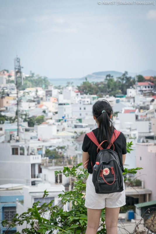 Long Son Pagoda offers a good view of Nha Trang city. Vietnam.