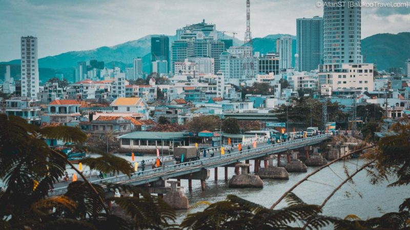 View of Nha Trang city from Po Nagar Tower