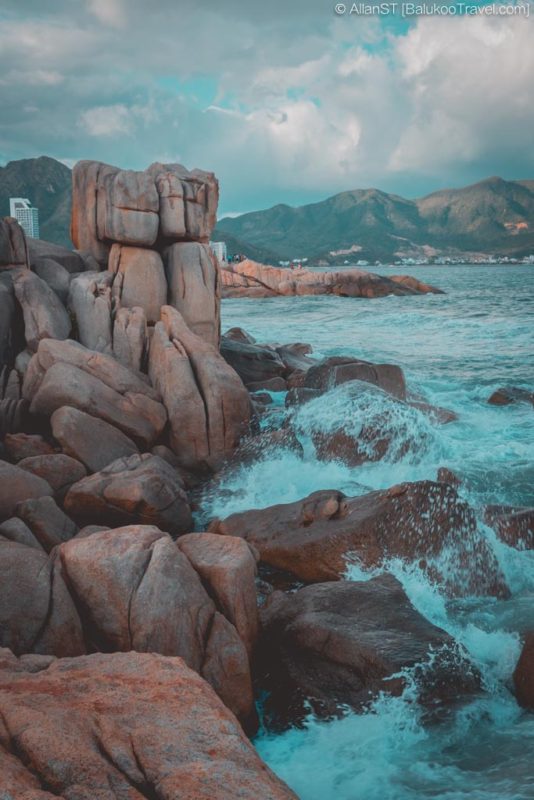 Coastal features at Hon Chong Promontory. Nha Trang, Vietnam. 