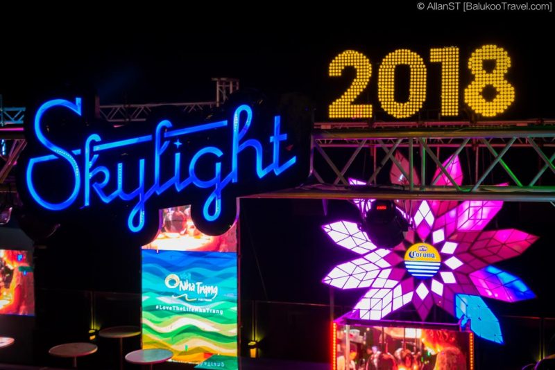 Skylight rooftop bar, Havana Hotel. Nha Trang, Vietnam.
