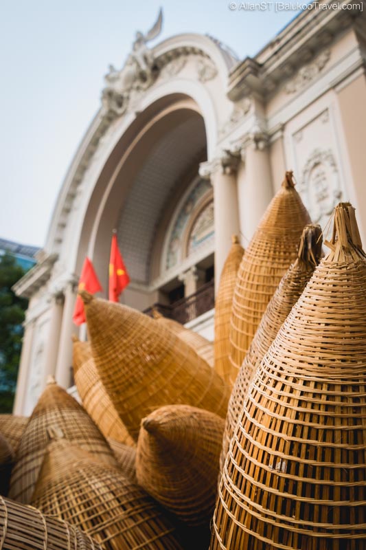 Saigon Opera House was completed in 1900. Construction was overseen by the French colonial administration.