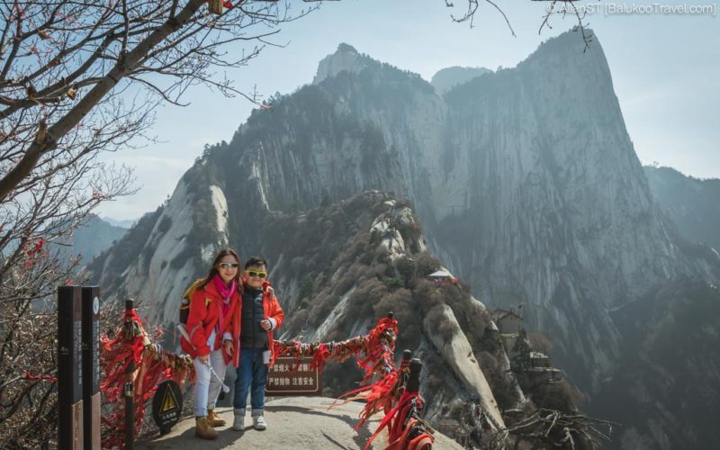 Huashan as viewed from North Peak Huashan as viewed from North Peak