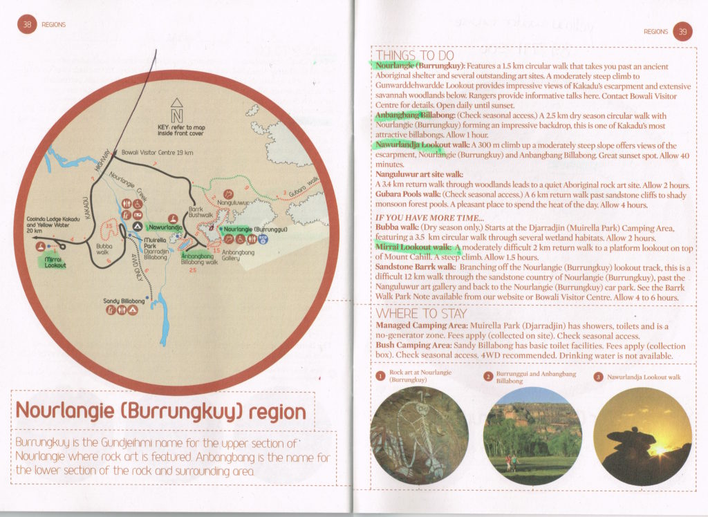 (click on image for higher resolution) Nourlangie (Burrungkuy) Region 