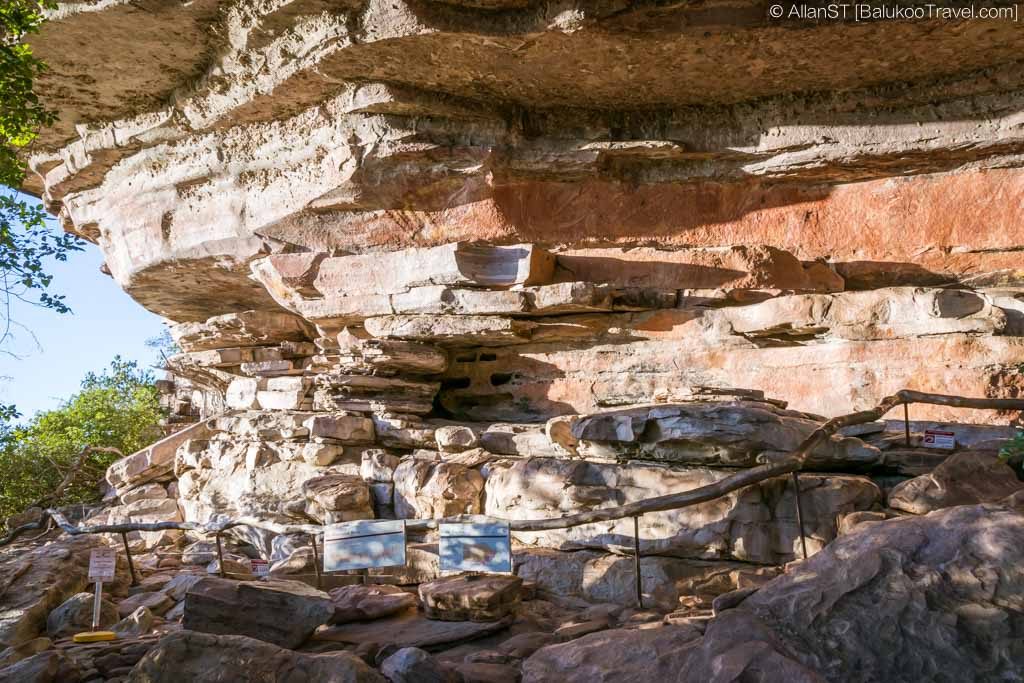 Rock art gallery at Ubirr (Kakadu National Park)